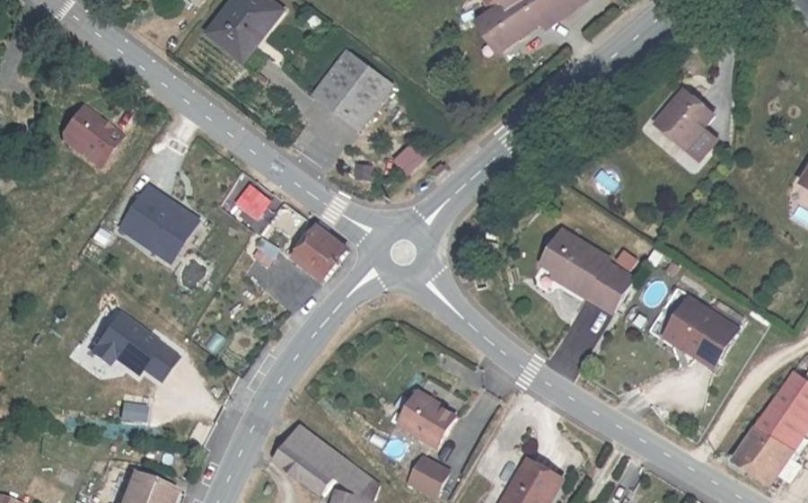 Vue aérienne du Mini-giratoire n°1079731750