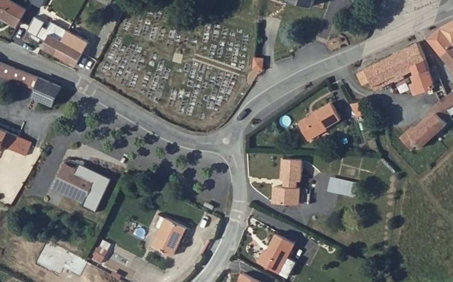 Vue aérienne du Mini-giratoire n°1082009476