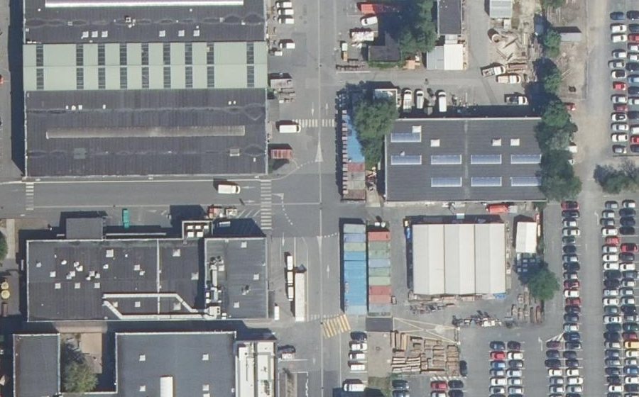 Vue aérienne du Mini-giratoire n°1088028443