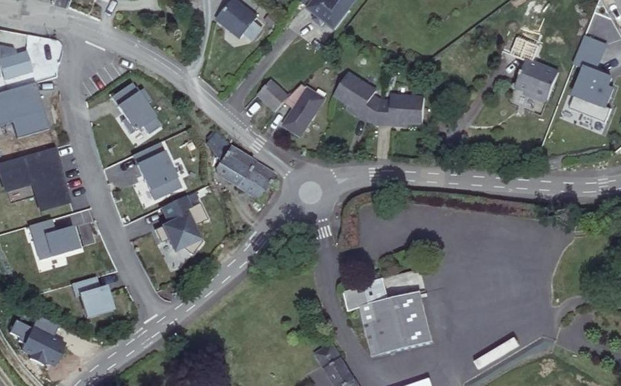 Vue aérienne du Mini-giratoire n°1095086808