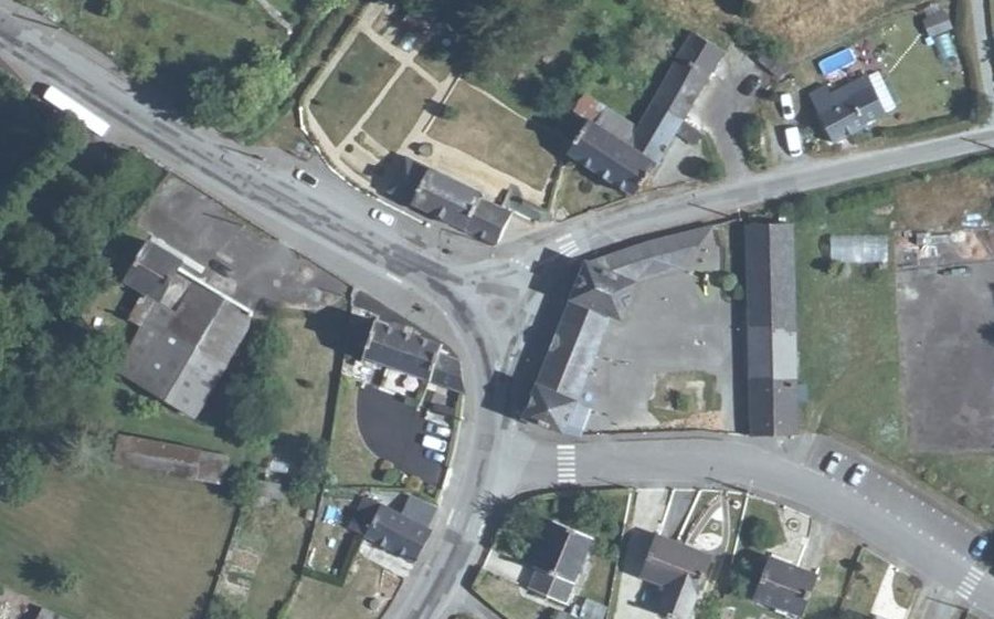 Vue aérienne du Mini-giratoire n°1097177125