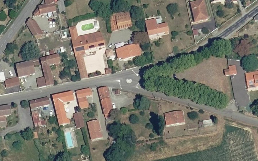 Vue aérienne du Mini-giratoire n°1099676501