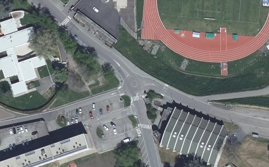 Vue aérienne du Mini-giratoire n°1103325383