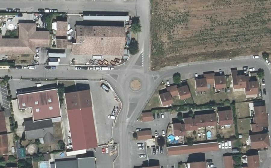 Vue aérienne du Mini-giratoire n°1105292112