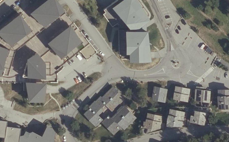 Vue aérienne du Mini-giratoire n°1110727636