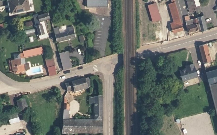 Vue aérienne du Mini-giratoire n°1110742787