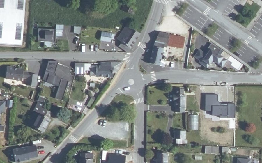 Vue aérienne du Mini-giratoire n°1116011942