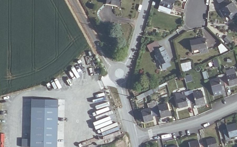 Vue aérienne du Mini-giratoire n°1116900123
