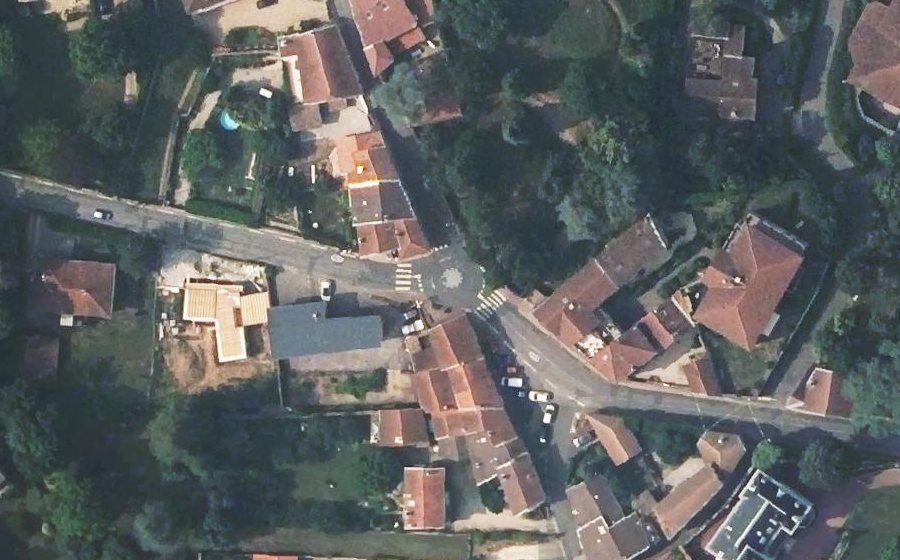 Vue aérienne du Mini-giratoire n°1119419696
