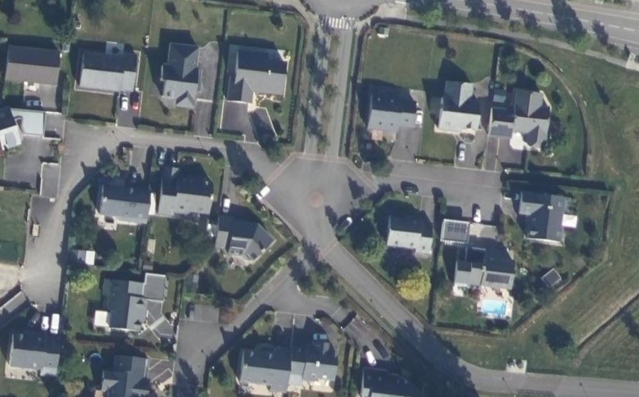 Vue aérienne du Mini-giratoire n°1120264343