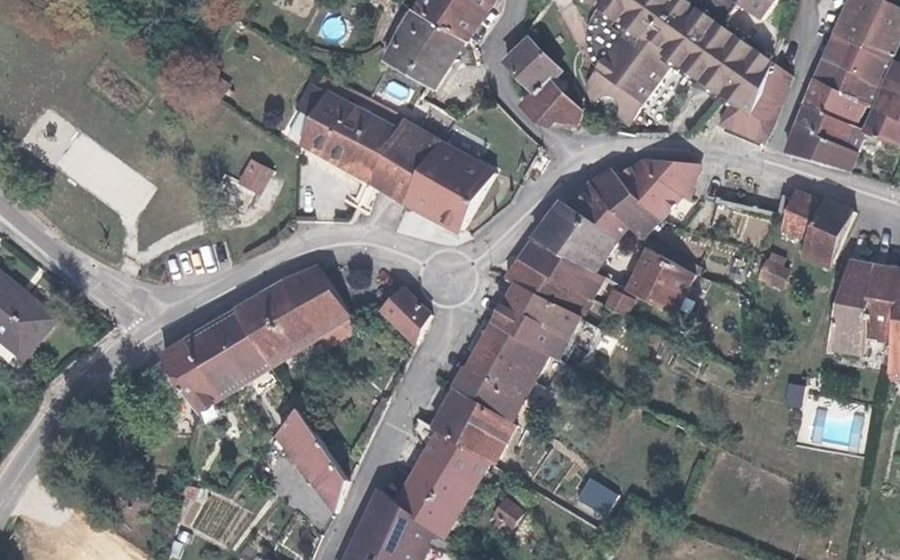 Vue aérienne du Mini-giratoire n°1125527487