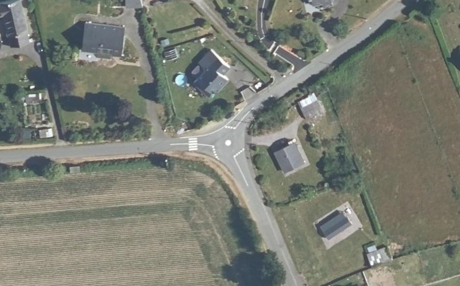Vue aérienne du Mini-giratoire n°1130796007