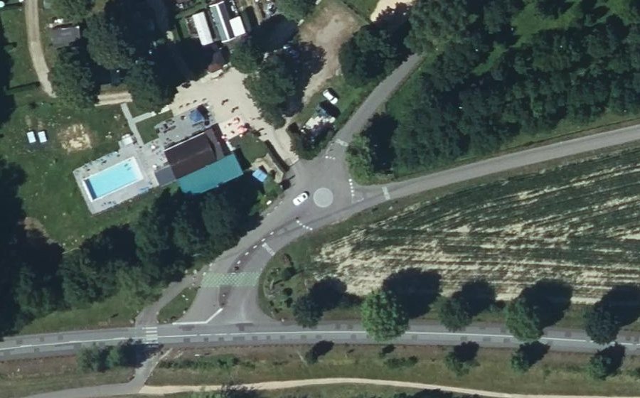 Vue aérienne du Mini-giratoire n°1132789800
