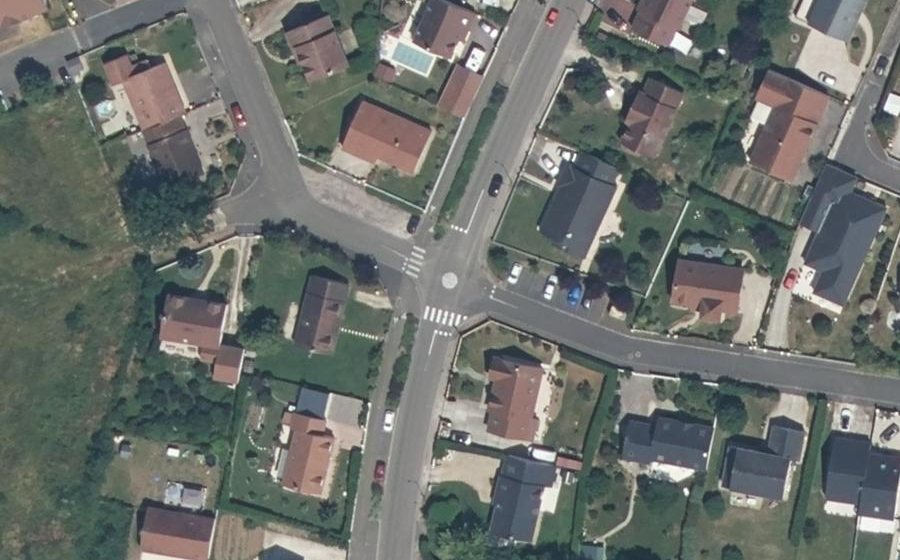 Vue aérienne du Mini-giratoire n°1134017110