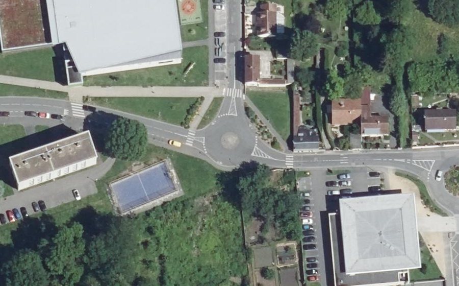 Vue aérienne du Mini-giratoire n°1134628730