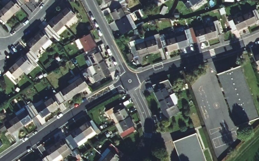Vue aérienne du Mini-giratoire n°1135622360