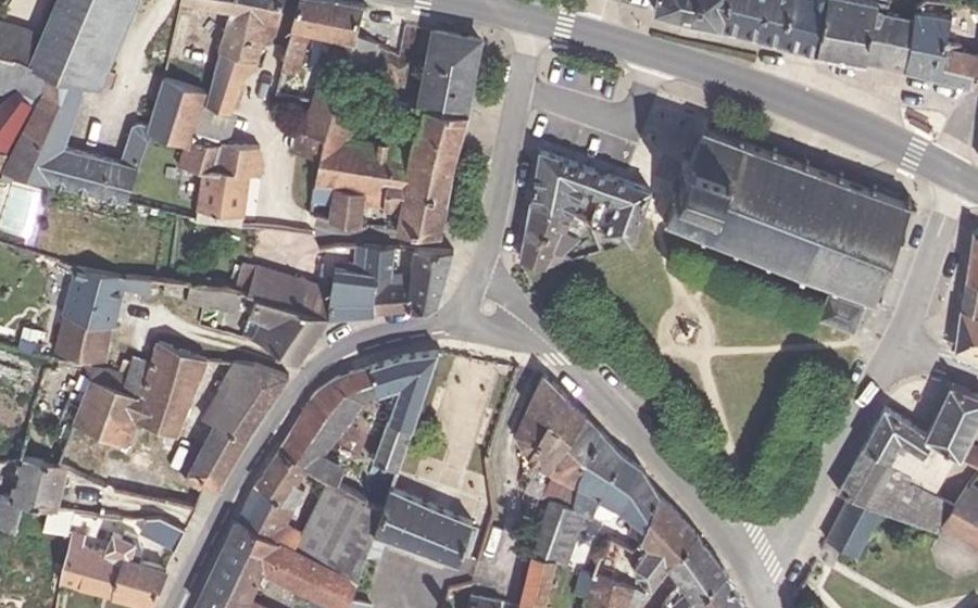 Vue aérienne du Mini-giratoire n°1136402477