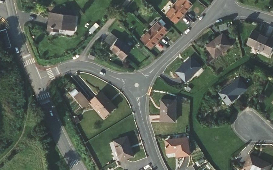 Vue aérienne du Mini-giratoire n°1138112779