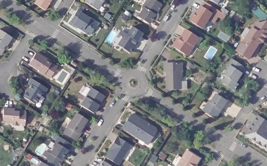 Vue aérienne du Mini-giratoire n°1139761343