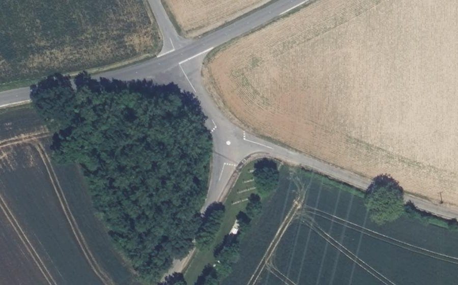 Vue aérienne du Mini-giratoire n°1142041314