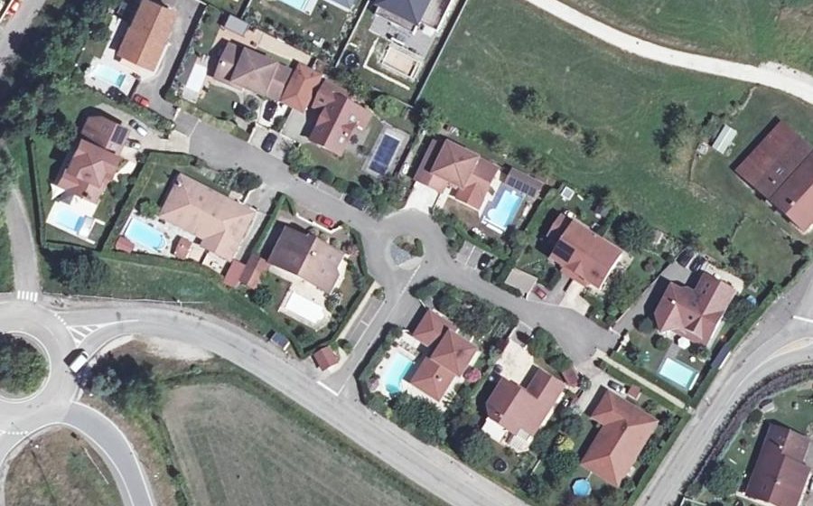 Vue aérienne du Mini-giratoire n°1142238191