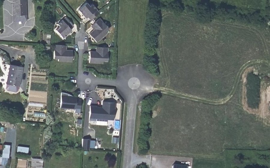 Vue aérienne du Mini-giratoire n°1144146382