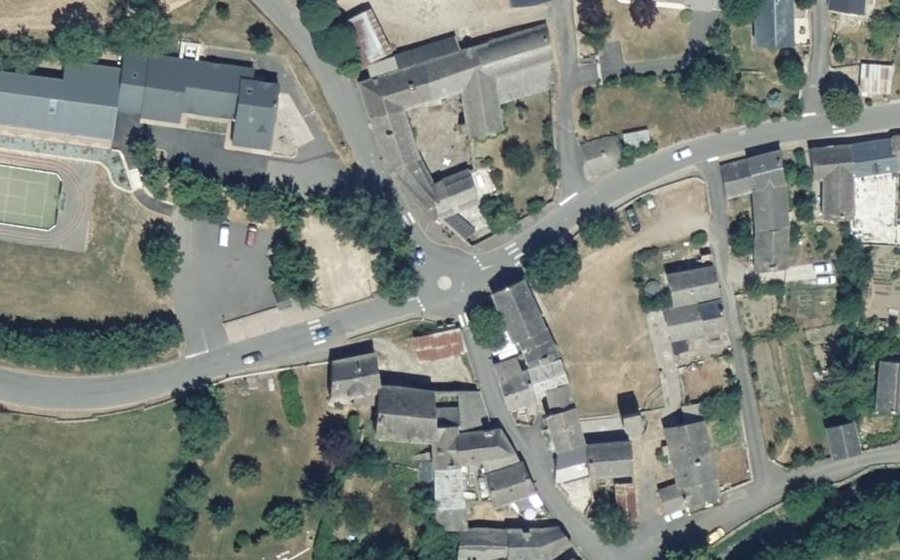 Vue aérienne du Mini-giratoire n°1144441622