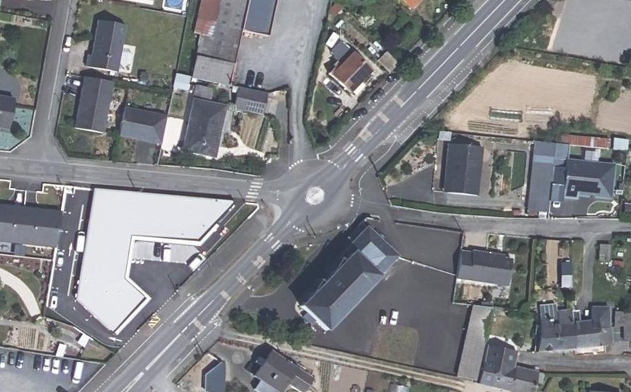 Vue aérienne du Mini-giratoire n°1146147234