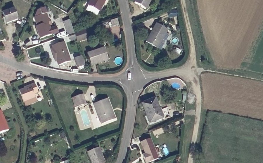 Vue aérienne du Mini-giratoire n°1150902885