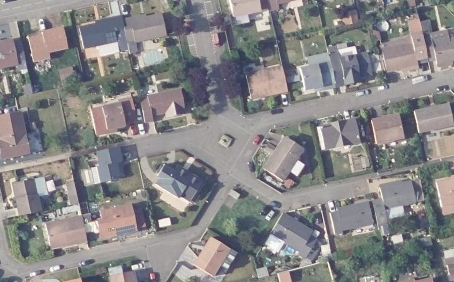 Vue aérienne du Mini-giratoire n°1151390221