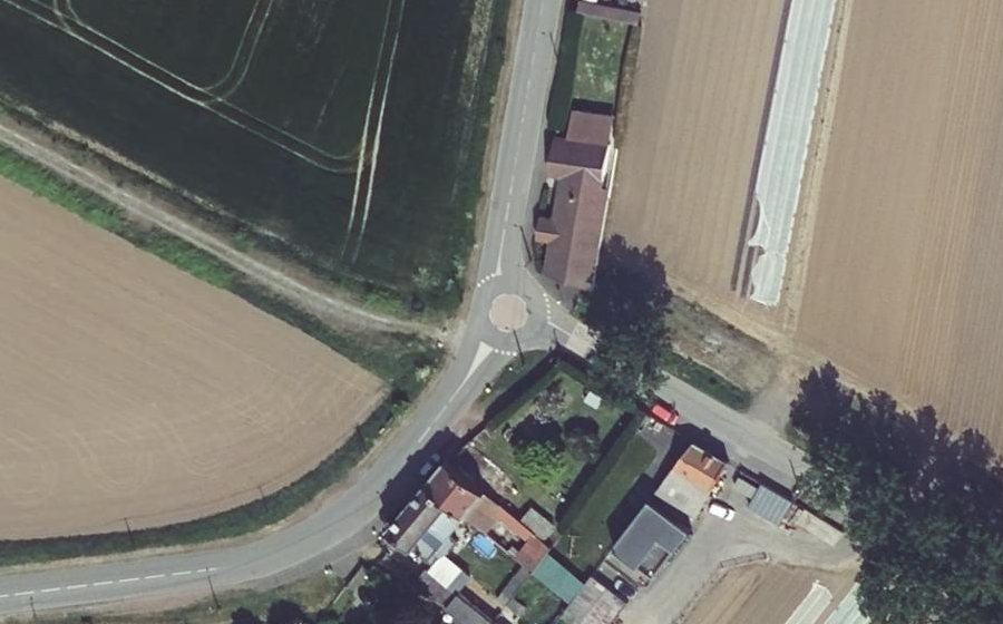 Vue aérienne du Mini-giratoire n°1152064824