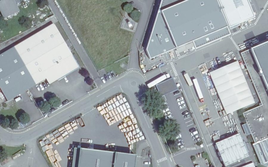 Vue aérienne du Mini-giratoire n°1154577853