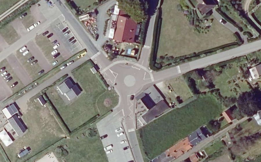 Vue aérienne du Mini-giratoire n°1156703848