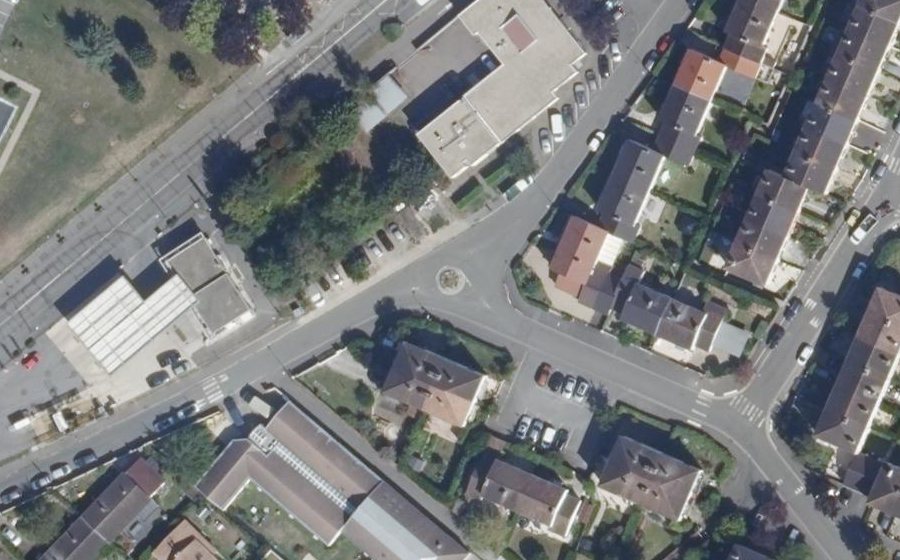 Vue aérienne du Mini-giratoire n°1157134768