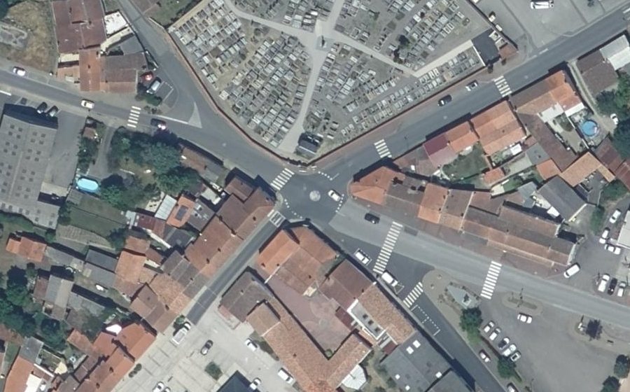 Vue aérienne du Mini-giratoire n°1158022943