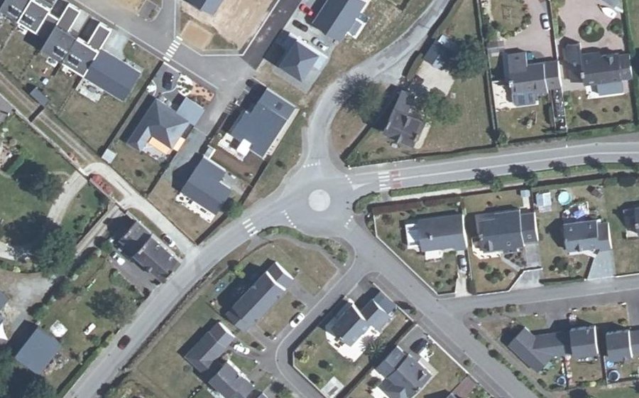Vue aérienne du Mini-giratoire n°1158358881