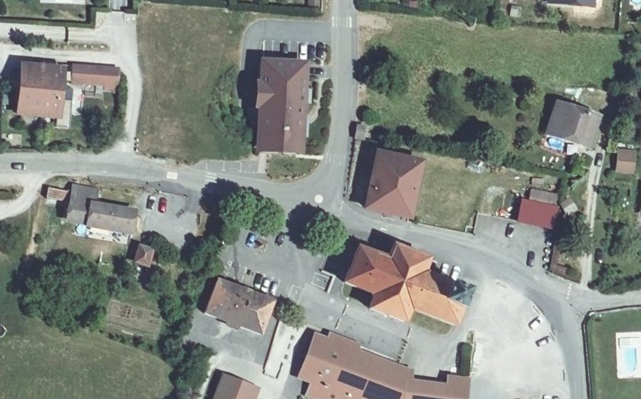 Vue aérienne du Mini-giratoire n°1158811006