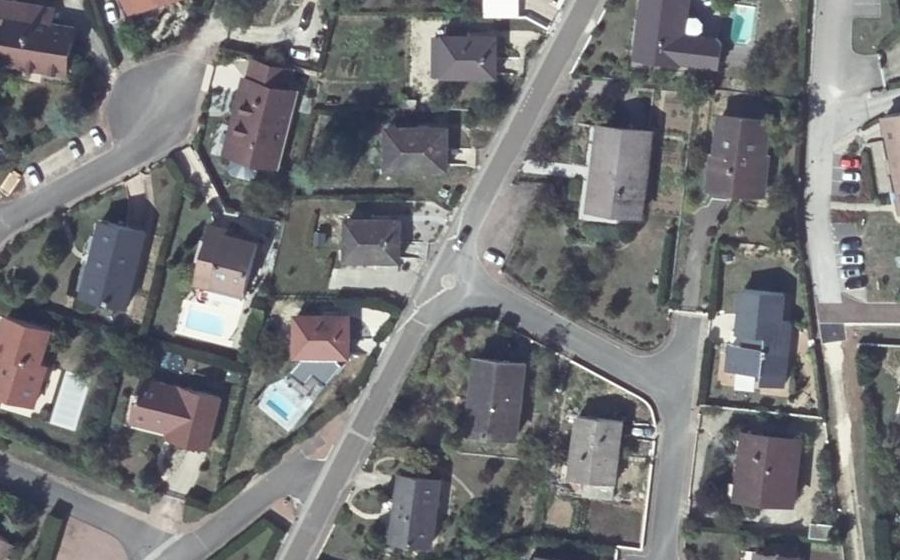 Vue aérienne du Mini-giratoire n°1160038816