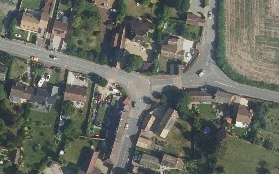 Vue aérienne du Mini-giratoire n°1161181471