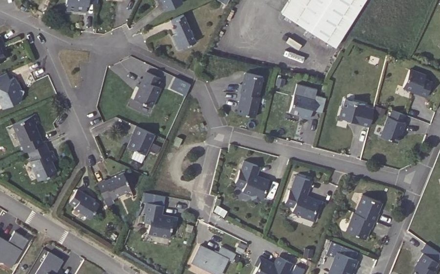 Vue aérienne du Mini-giratoire n°1163742205