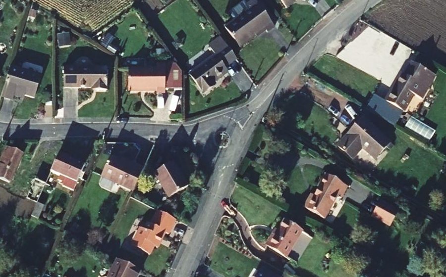 Vue aérienne du Mini-giratoire n°1163951112