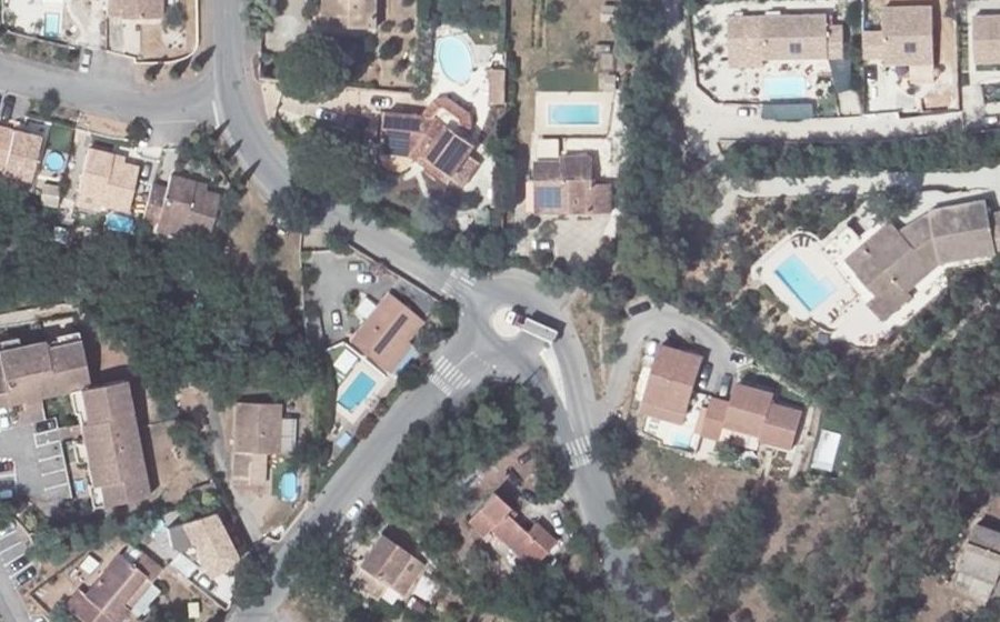 Vue aérienne du Mini-giratoire n°1166397939