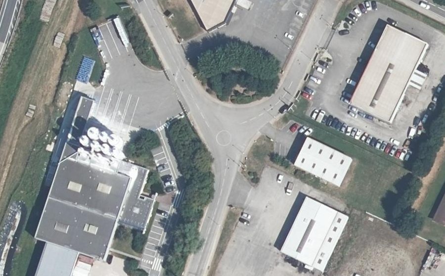 Vue aérienne du Mini-giratoire n°1166790033