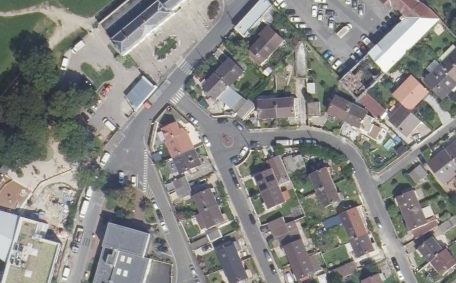 Vue aérienne du Mini-giratoire n°1167258072