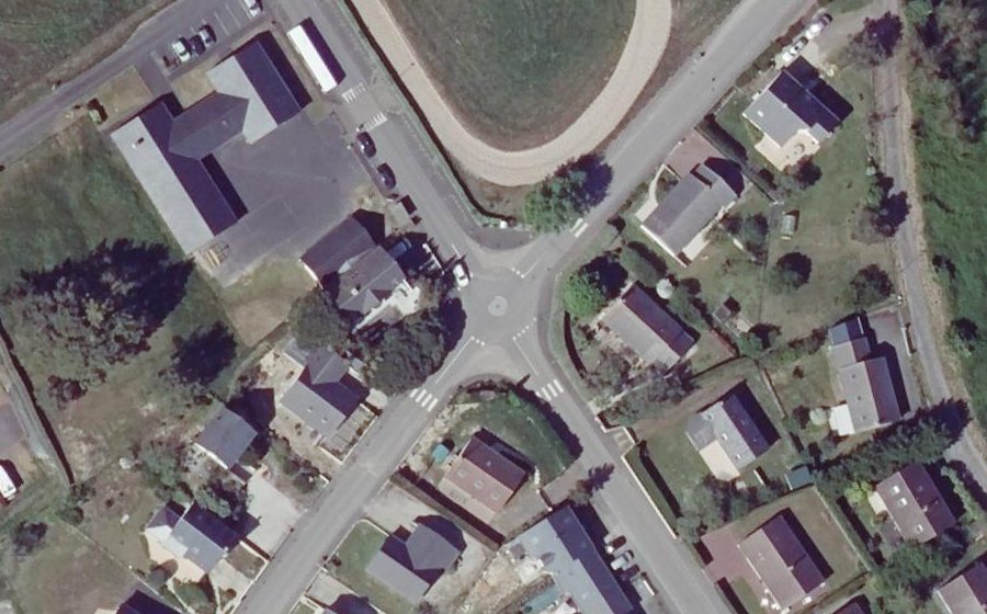 Vue aérienne du Mini-giratoire n°1167401527