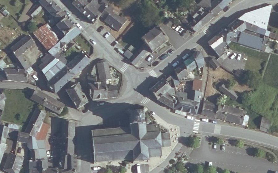 Vue aérienne du Mini-giratoire n°1177381327