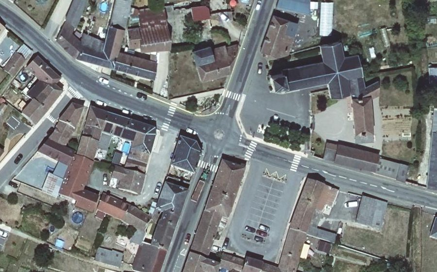 Vue aérienne du Mini-giratoire n°1179273667