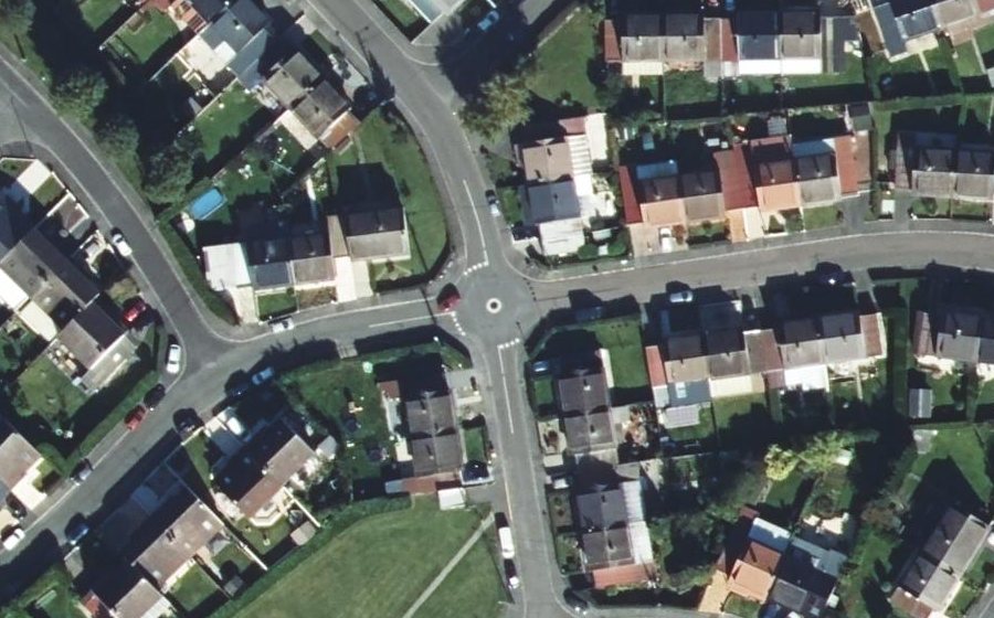Vue aérienne du Mini-giratoire n°1179323150