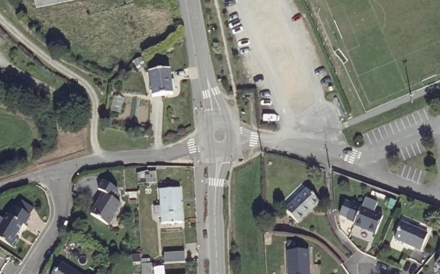 Vue aérienne du Mini-giratoire n°1186364588