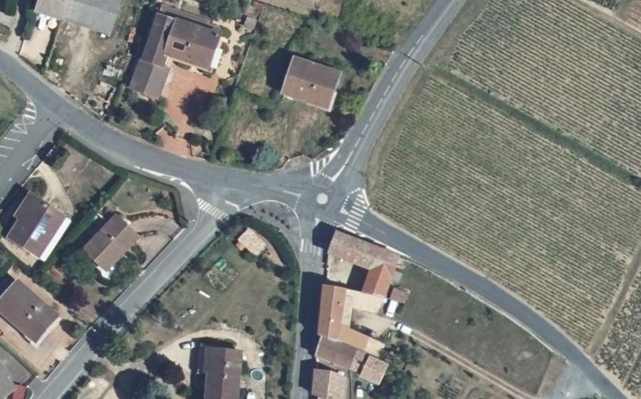 Vue aérienne du Mini-giratoire n°1190795090